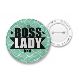 Przypinka Boss Lady